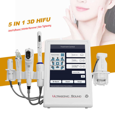 5 in 1 HIFU Micro Needle RF Machine for Wrinkle Remove Face Lifting Body Slimming
