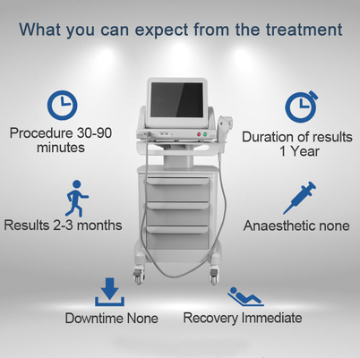 Draagbare HIFU huidverstrakkingsmachine Vmax Face Lifting Anti Aging