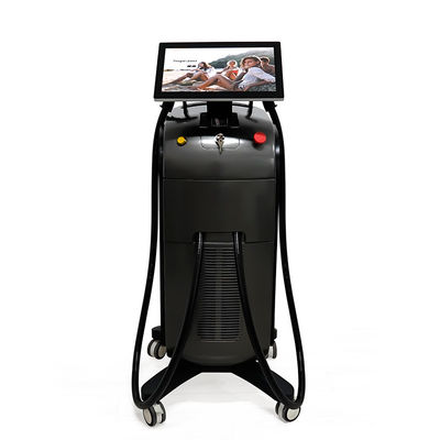 Verticale van de het Haarverwijdering van de Diodelaser de Schoonheidsmachine Drievoudige Golflengte 755 808 1064nm