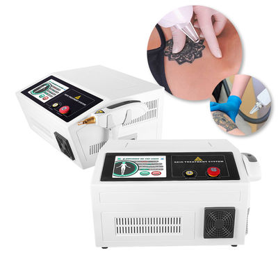 Professionele 500W Q Switched ND Yag Laser Machine 8ns Pulse Fluence Carbon Assisted Tips 1-6Hz