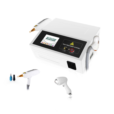 Q Geschakelde van de de Laserpigmentatie van Nd Yag van de de Verwijderings808nm Diode Laser 2 in 1 Machine
