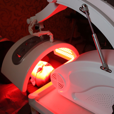 Geleide Gezichtsphototherapy-Machine voor Huid die Rimpelverwijdering het Anti Verouderen witten